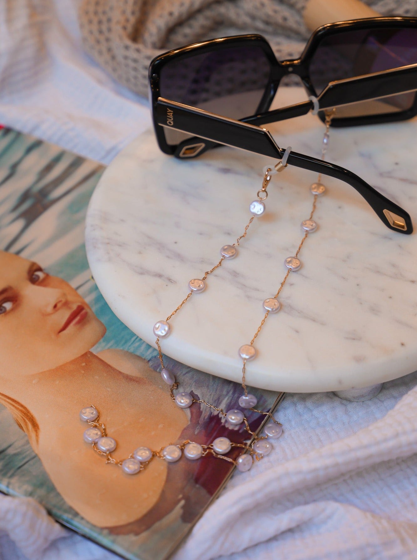 Pearl Sunglasses Chain